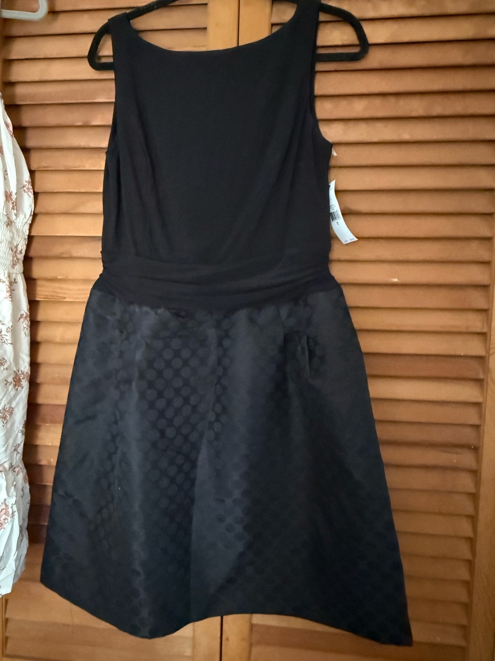 Black cocktail dress